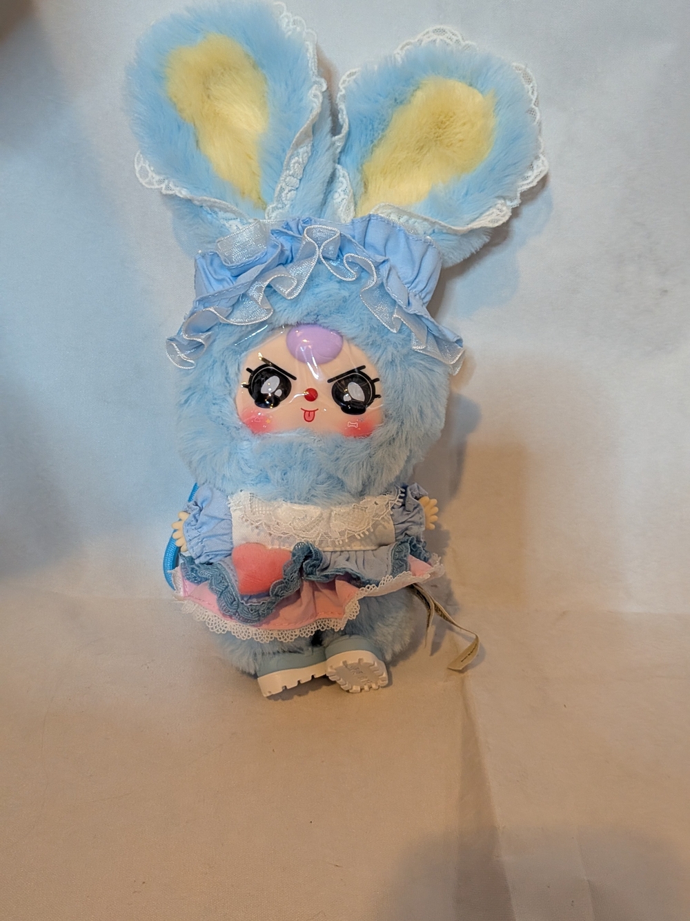 Plush Blue Bunny Dress-Up Accessory Doll
